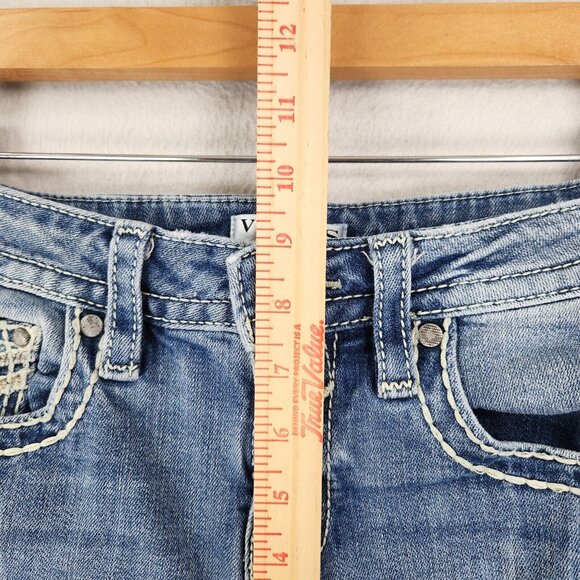 Vigoss Jeans Womens 4 Blue Skinny Leg Medium Wash Mid Rise Ankle Casual Denim - Picture 4 of 12